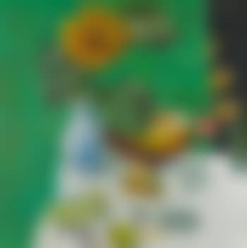 Still life with fruit and sunflower (preview)