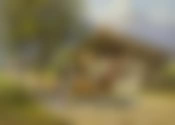 Postillon mit Bauernfamilie auf der Dorfstraße (preview)