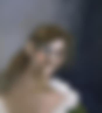 Smiling Girl with Blue Eye Shadow (preview)