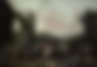 An Italianate landscape with travellers gathering by a fountain amongst classical ruins (preview)