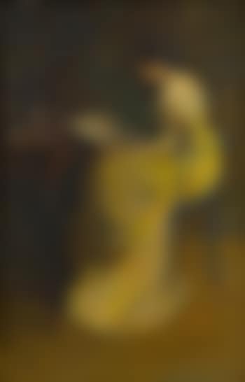 Elegant lady in interior (preview)