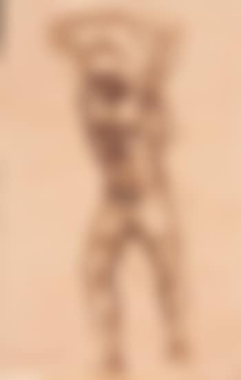 Sketch of a partially nude male (preview)