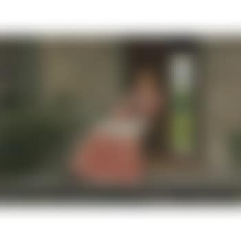 Girl Reading On A Stone Porch (preview)