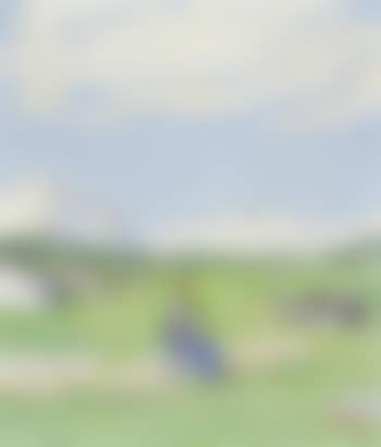 Peasant woman with sheep (preview)