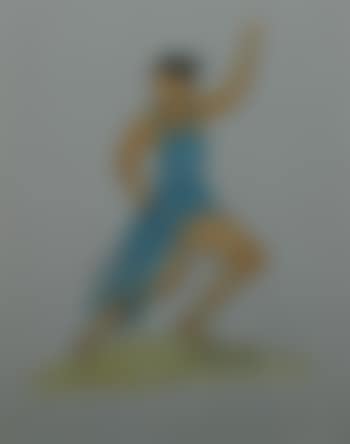 Isadora Duncan in a blue dress (preview)