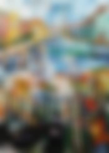 Venetian canal scene with Rialto Bridge beyond (preview)