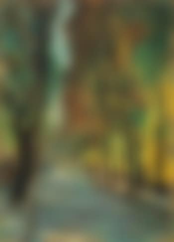 Herbstliche Strasse im Tiergarten (Königin-Augusta-Strasse am Landwehrkanal) (preview)