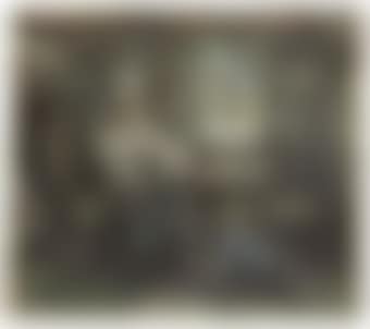 A peasant mother and her two children in an interior (preview)