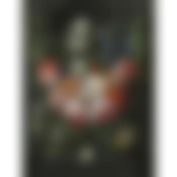 Still Life Of A Swag Of Flowers In Front Of A Stone Niche (preview)