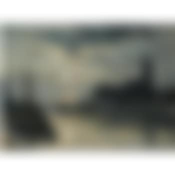 Le Canal De L'ourcq, L'Église Saint-Christophe, Vue Du Quai De La Marne. Effet De Lune (preview)