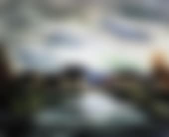 Village au bord de la rivière (preview)
