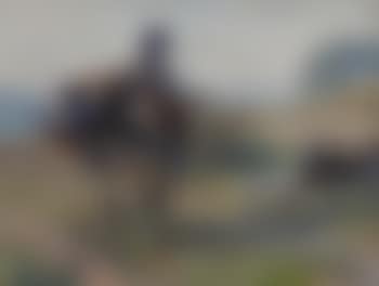 Treiber mit Packesel und zwei Hunden (preview)