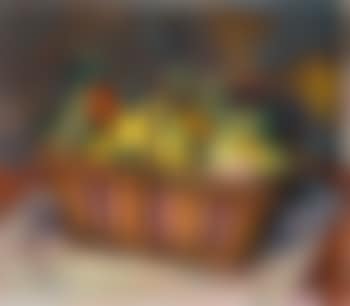 Spankorb mit Birnen (preview)