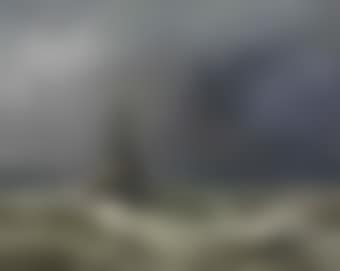Fishing Boat in a Storm (preview)