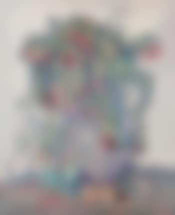 Bouquet de fleurs et figurine chinoise (preview)