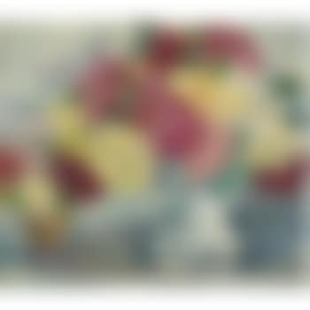 Bouquets De Roses Sur Fond Bleu (preview)