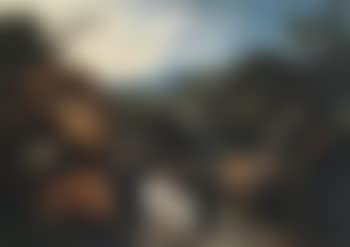 Southern Italian mountain landscape with a herder and cattle (preview)