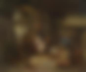 Kitchen interior with peasant figures (preview)