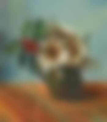 Stechpalme und Disteln in Vase (preview)