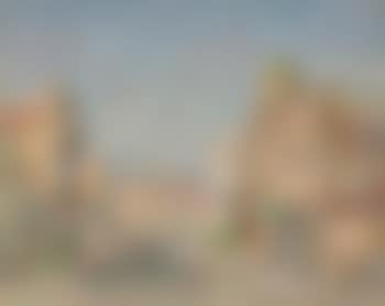 A street with green tower (preview)