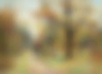 Landscape with strolling lady (preview)