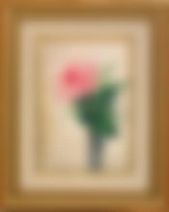 Stilleben med rosa ros (preview)