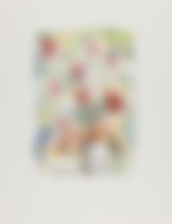 Flower piece B - crayon study (preview)