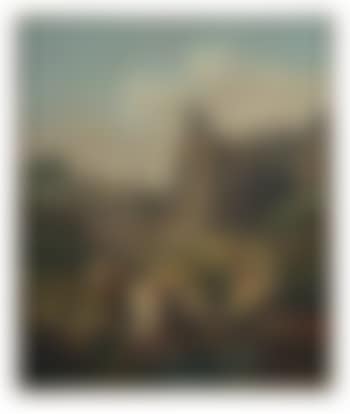 La découverte par Cicéron de la tombe d'Archimède à Syracuse, près de la porte d'Agrigente. Homère aveugle chantant sous la statue de  Diane (preview)