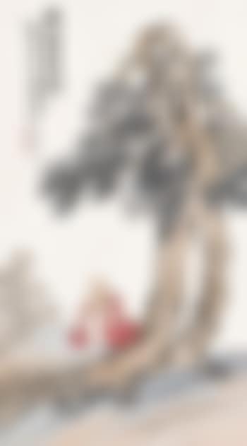 Scholar under pine tree (preview)