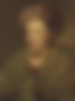 Portrait of a woman, bust-length, with a brown turban and green shawl (preview)