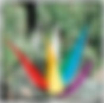 Agave Plant: R,O,Y,W,G,B,V (With Black Post) (preview)