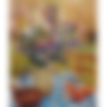 Vase De Fleurs Et Oranges Sur Une Nappe à Carreaux (preview)