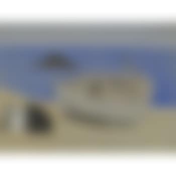 Beach Scene With a Boat (preview)