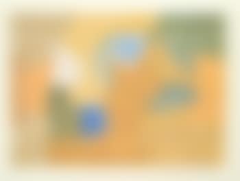Composition jaune, orange et verte (preview)
