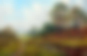 Figures on a country lane (preview)