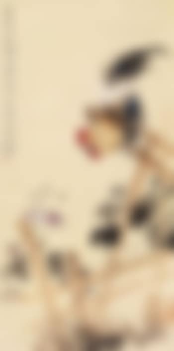 Cock and morning glories (preview)