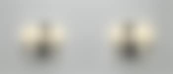 Pair of three-arm Fond perdu wall lights (preview)