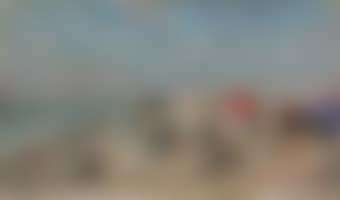 L'homme qui lit le journal, sur la Plage de Deauville (preview)