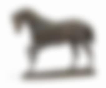 Modele En Bronze Representant Un Etalon (preview)