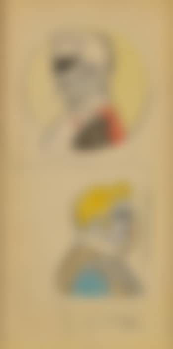 Untitled (Two Male Heads) (preview)