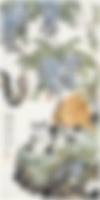 Two cats under the wistaria (preview)