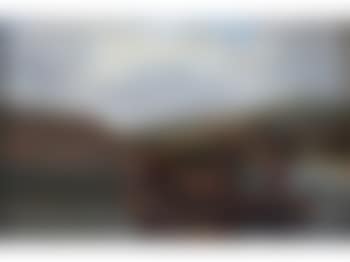 Lake landscape: men and animals ona small ferry (preview)
