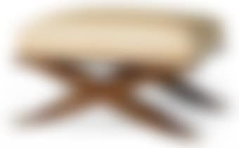An Upholstered Macassar Ebony Stool (preview)