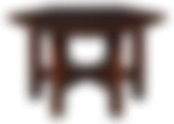 An Oak and Leather Library Table (preview)