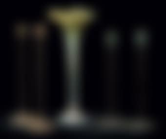 A Decorated Favrile Glass Floriform Vase (preview)