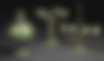 A Favrile Glass and Bronze Four-Light Candelabrum (preview)