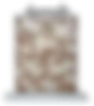 Merles et Raisins: A Molded Glass Illuminated Panel with Sepia Patina (preview)
