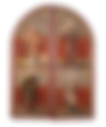 Flügelretabel mit dem Gnadenstuhl (oder Not Gottes) und acht Heiligen (preview)