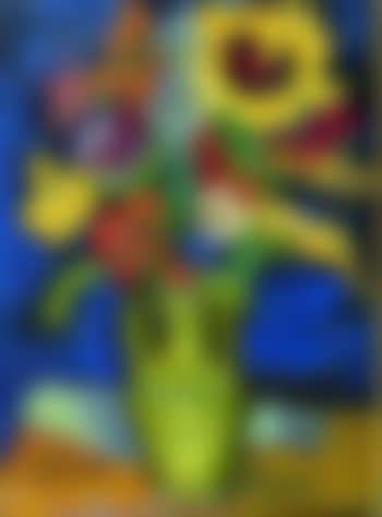 Fleurs au vase vert (preview)