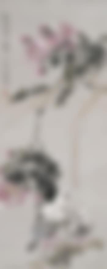 Pair of pigeons and flowers (preview)